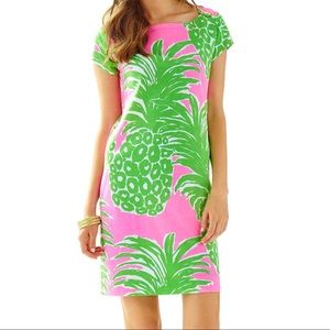 Lilly Pulitzer Sz M Pineapple Loren Dress EUC
